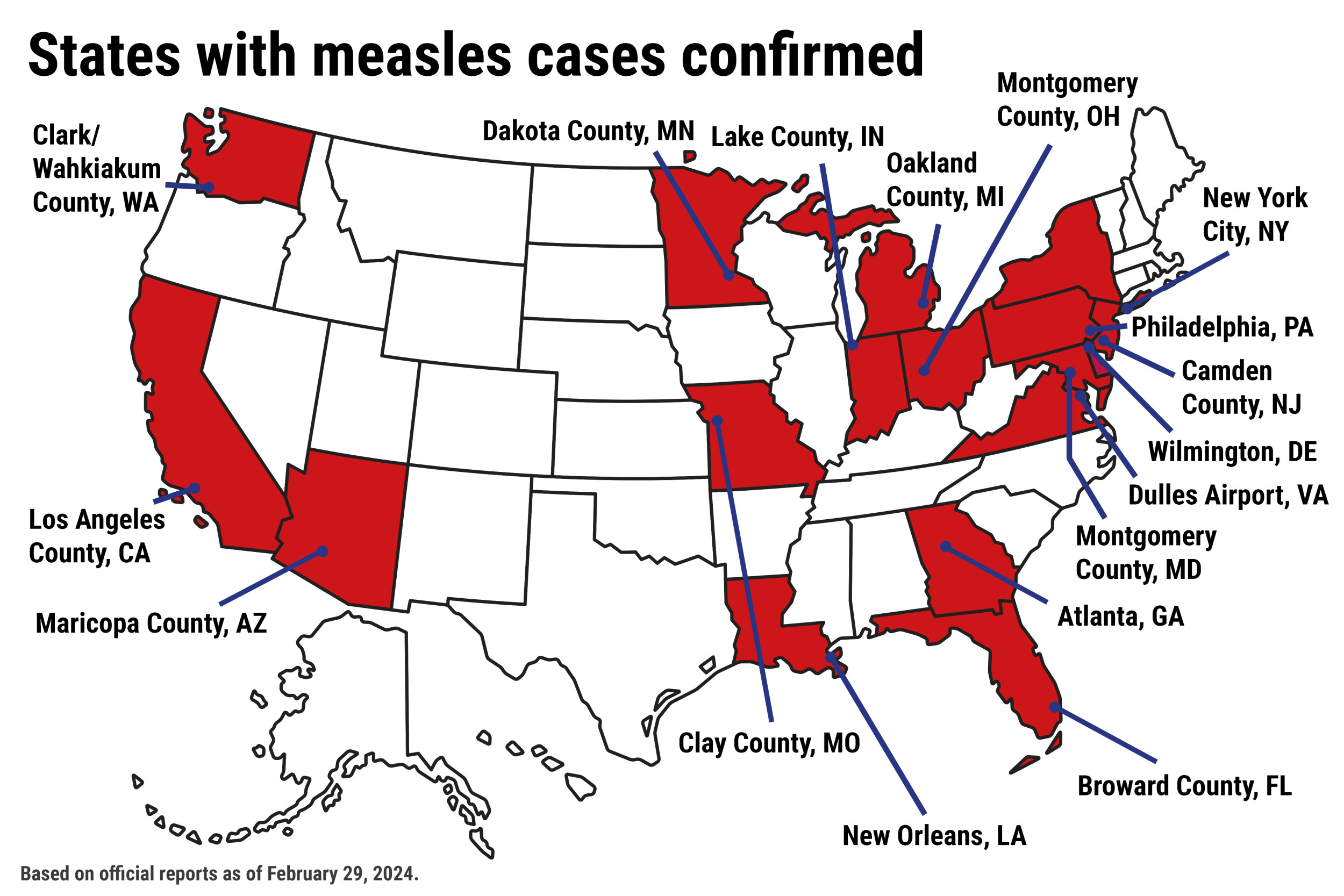 1,046 Measles Cases Reported In The US; Indiana Outbreak Over 1,046 Measles Cases Reported In The US; Indiana Outbreak Over