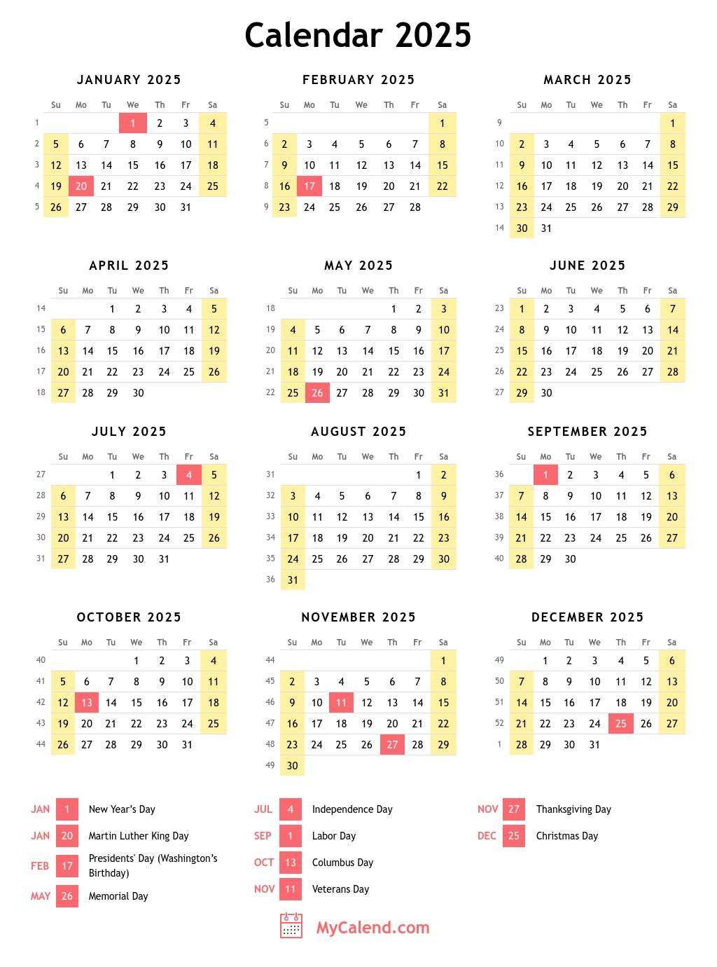 2025 US Holiday Calendar: A Complete Guide To Federal And Non-Federal Holidays 2025 US Holiday Calendar: A Complete Guide To Federal And Non-Federal Holidays