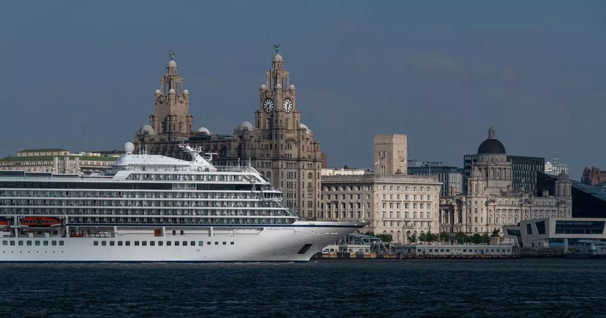 360 Million Euro Cruise Liner At Liverpool Docks 360 Million Euro Cruise Liner At Liverpool Docks
