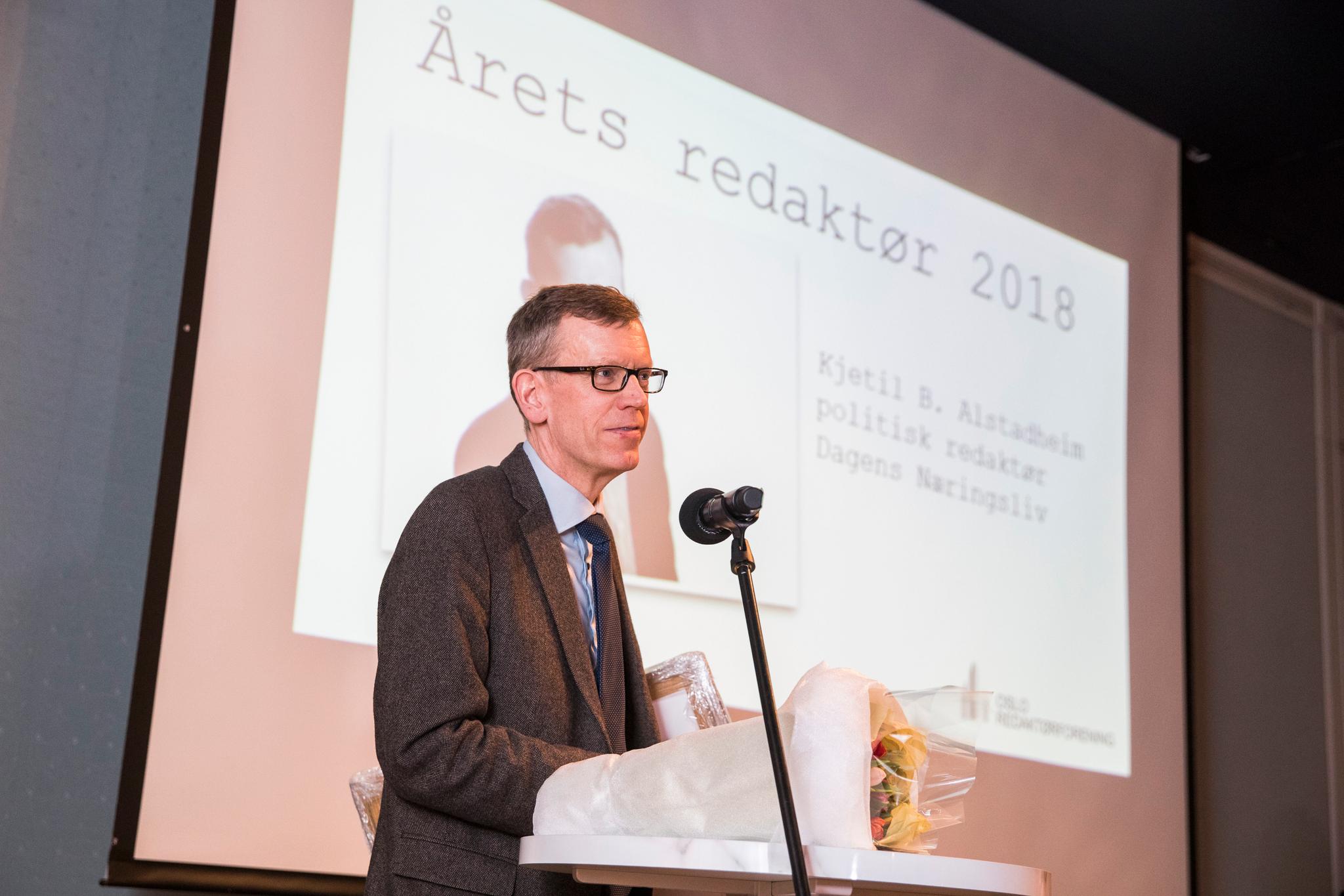 Aftenposten Topp Hedret: Årets Redaktør Aftenposten Topp Hedret: Årets Redaktør