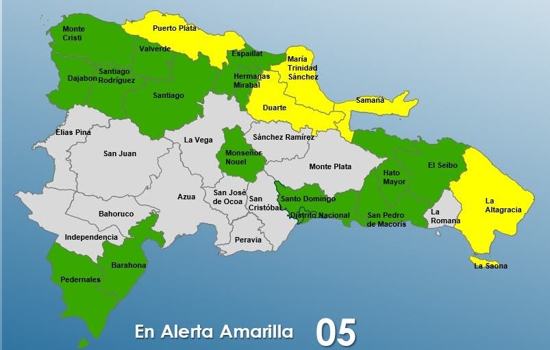 Alerta Amarilla Y Verde: 9 Y 5 Provincias Respectivamente, Según El COE Alerta Amarilla Y Verde: 9 Y 5 Provincias Respectivamente, Según El COE