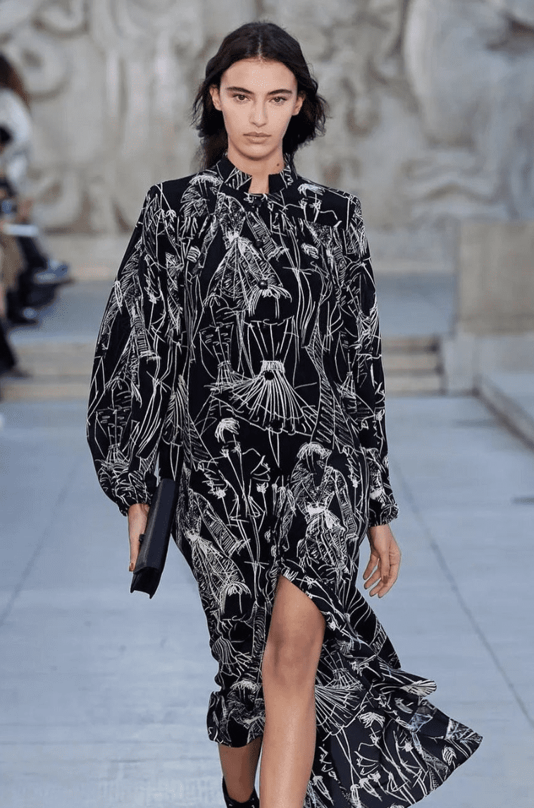 Amira Al-Zuhair Models For Zimmermann In Paris Fashion Week Amira Al-Zuhair Models For Zimmermann In Paris Fashion Week