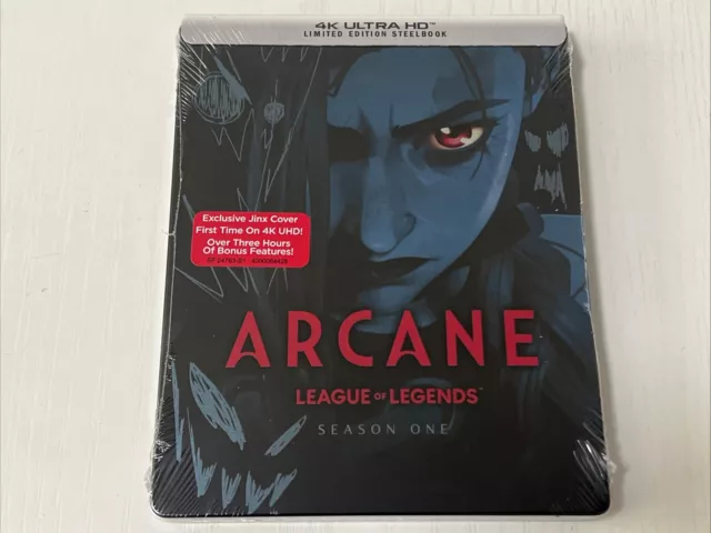 Arcane 4K Blu-ray Steelbook (League Of Legends): 50% Amazon Discount Arcane 4K Blu-ray Steelbook (League Of Legends): 50% Amazon Discount