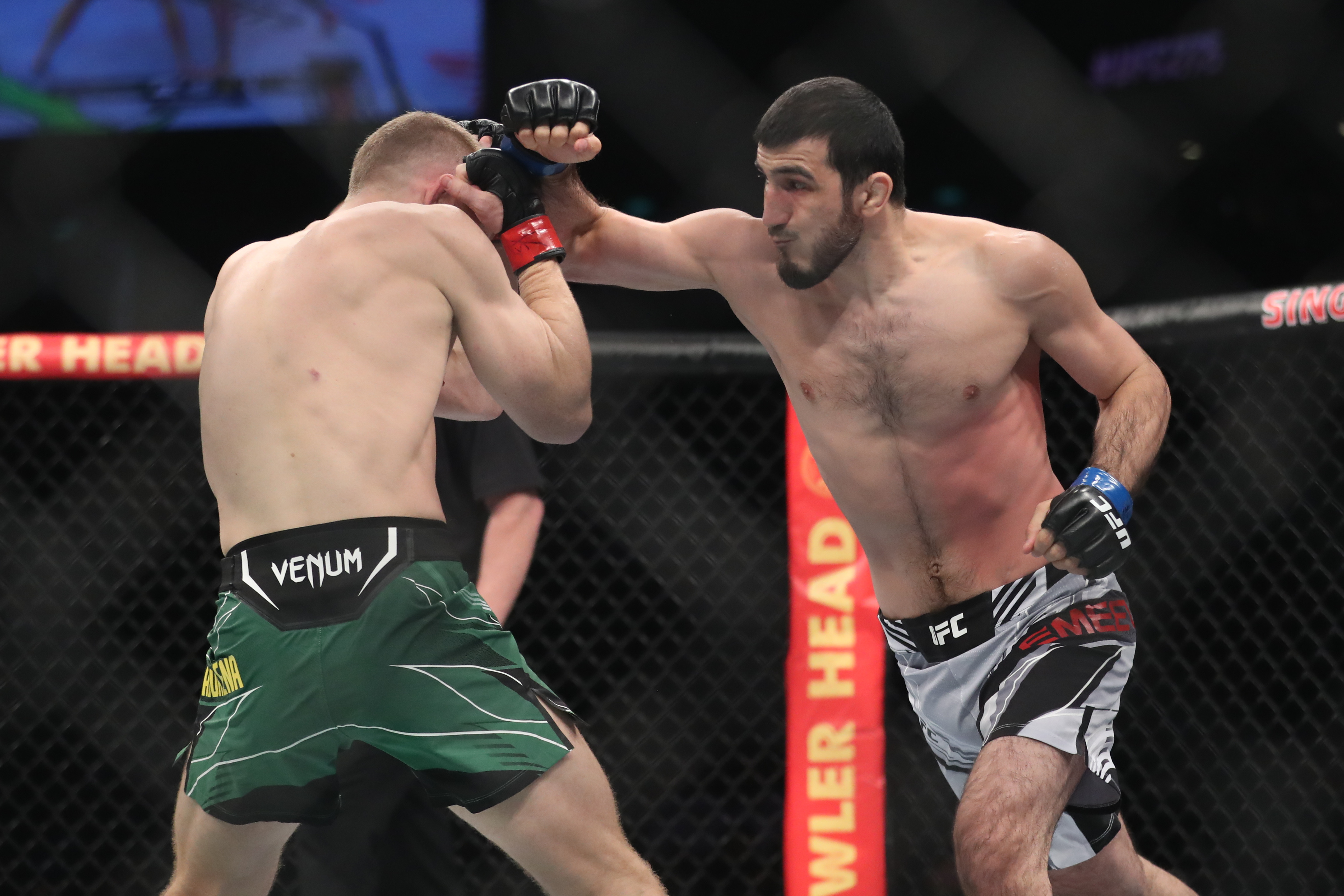Belal Muhammad Shoves Jack Della Maddalena At UFC 315 Faceoff Belal Muhammad Shoves Jack Della Maddalena At UFC 315 Faceoff
