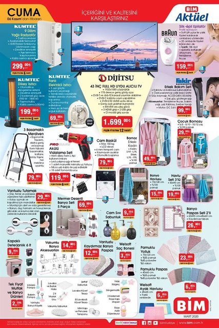 BİM Aktüel Katalog (25-26 Şubat): İşte Bu Haftanın Fırsatları BİM Aktüel Katalog (25-26 Şubat): İşte Bu Haftanın Fırsatları