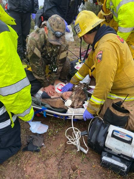 Border Patrol's Otay Mountain Rescue Operation Saves Two Border Patrol's Otay Mountain Rescue Operation Saves Two