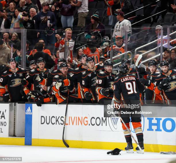 Carlsson's Double-Goal Effort In Vain As Ducks Fall To Stars In OT Carlsson's Double-Goal Effort In Vain As Ducks Fall To Stars In OT