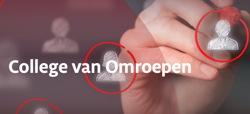 College Van Omroepen En Het Herstel Van Vertrouwen Binnen De NPO College Van Omroepen En Het Herstel Van Vertrouwen Binnen De NPO
