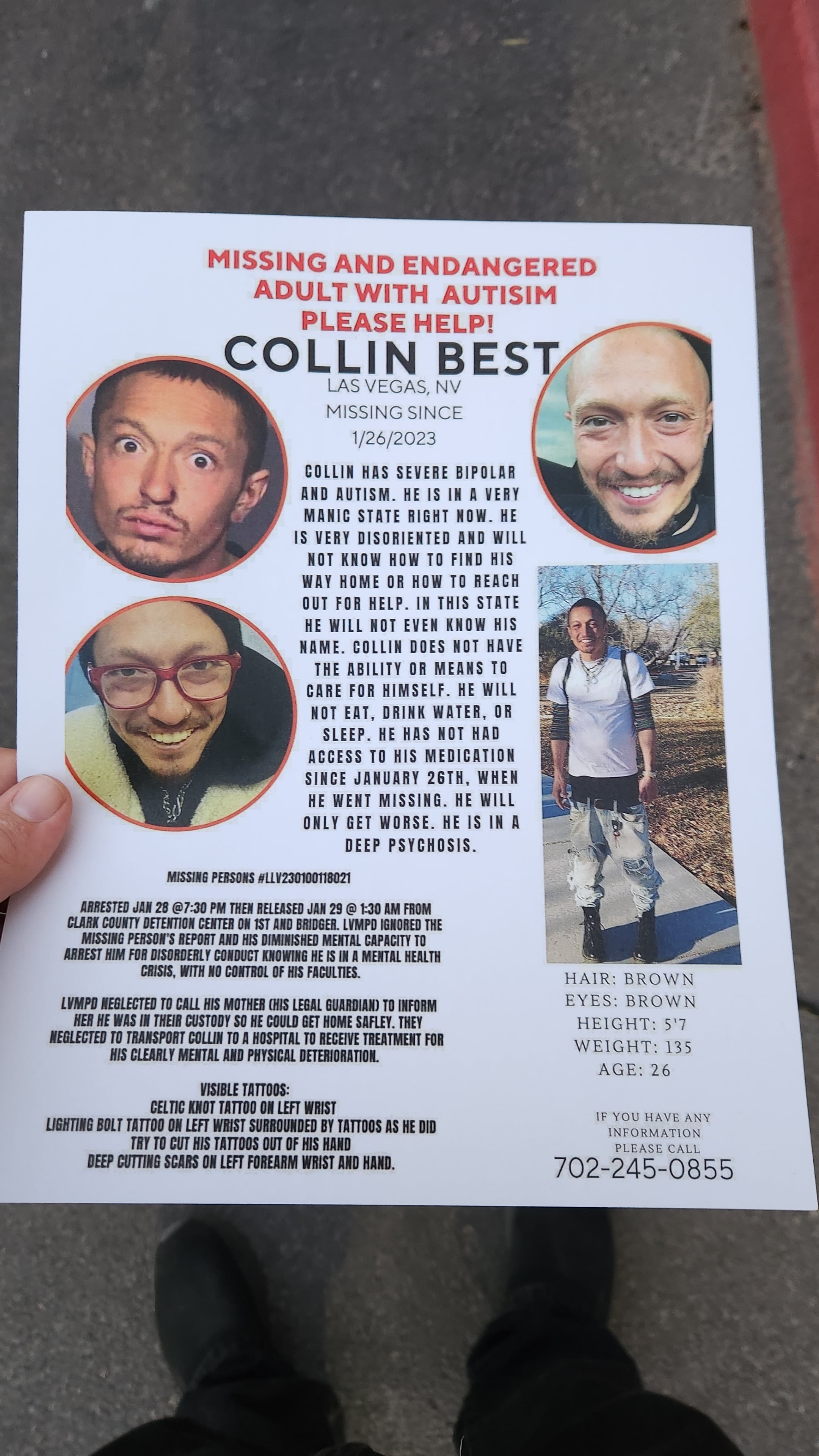 Concern Grows For Missing British Paralympian In Las Vegas After A Week Concern Grows For Missing British Paralympian In Las Vegas After A Week