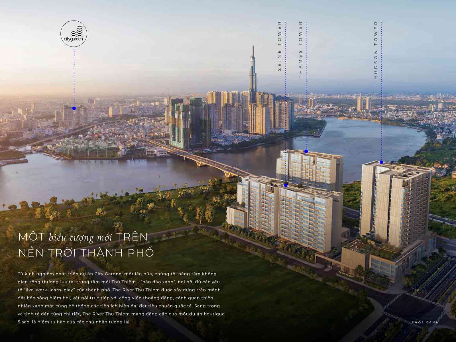 Công Viên Điện Ảnh Thủ Thiêm: Toàn Cảnh Phối Cảnh Ven Sông Công Viên Điện Ảnh Thủ Thiêm: Toàn Cảnh Phối Cảnh Ven Sông