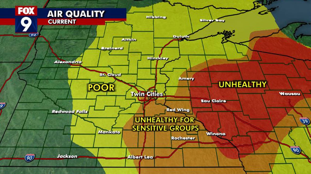 Dangerous Air Quality In Minnesota Due To Canadian Wildfires Dangerous Air Quality In Minnesota Due To Canadian Wildfires