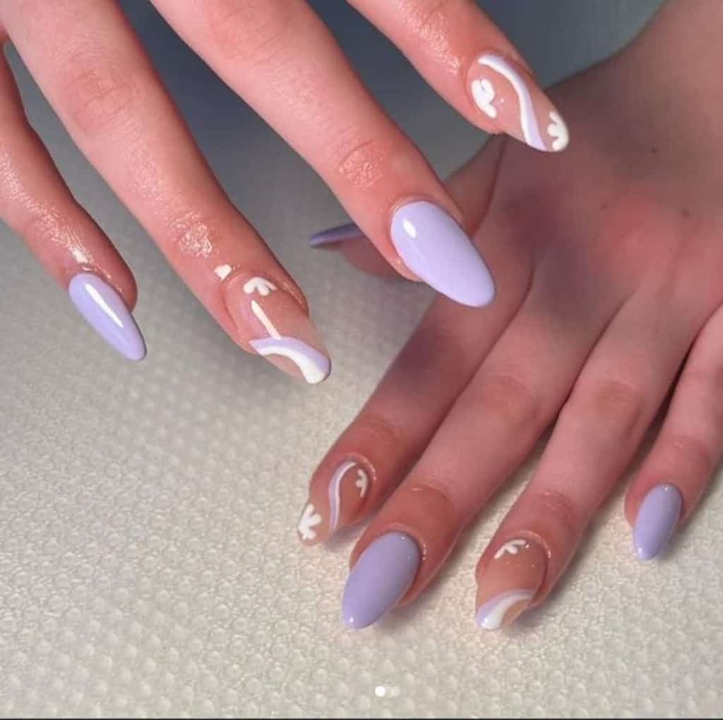 Die Schönsten Lavender Milk Nails Designs & Ideen Die Schönsten Lavender Milk Nails Designs & Ideen