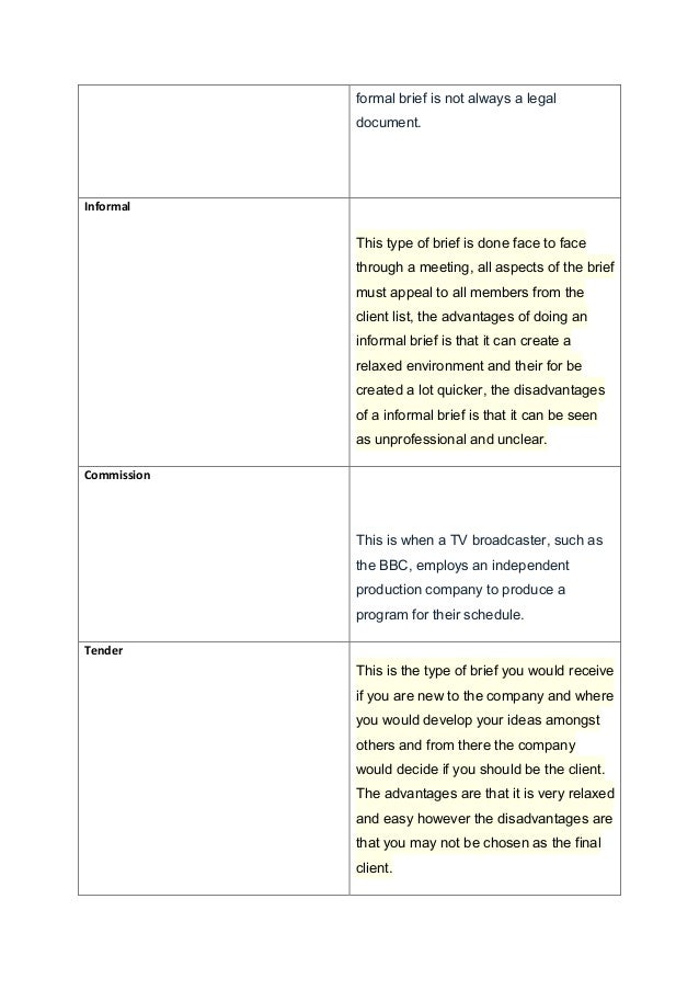 Different Types Of Briefs And When To Use Them Different Types Of Briefs And When To Use Them