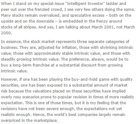 Dismissing High Stock Market Valuations: A BofA Viewpoint Dismissing High Stock Market Valuations: A BofA Viewpoint