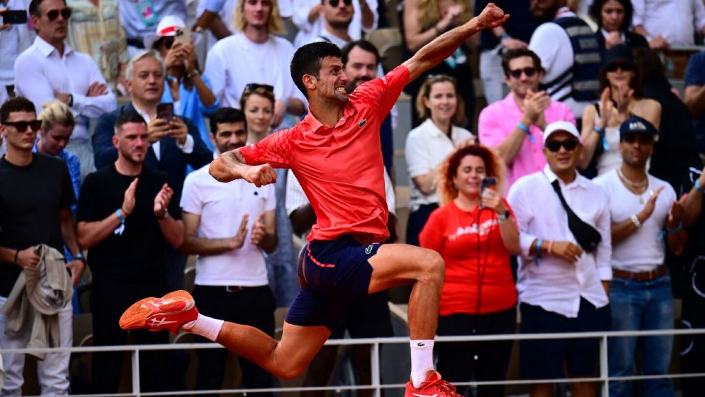 Djokovic's Winning Start At The French Open Djokovic's Winning Start At The French Open