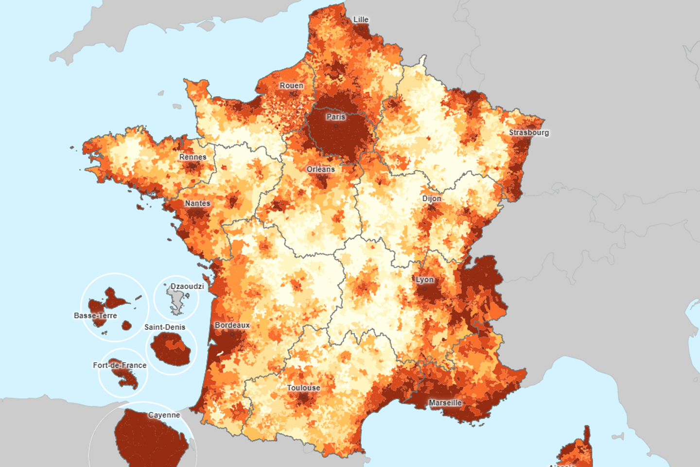Données Notariales : Carte Interactive Des Prix Immobiliers En France Données Notariales : Carte Interactive Des Prix Immobiliers En France