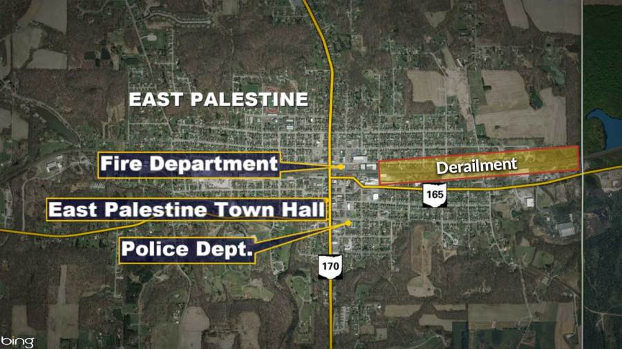 East Palestine's Lingering Threat: Toxic Chemical Residues In Buildings After Derailment East Palestine's Lingering Threat: Toxic Chemical Residues In Buildings After Derailment