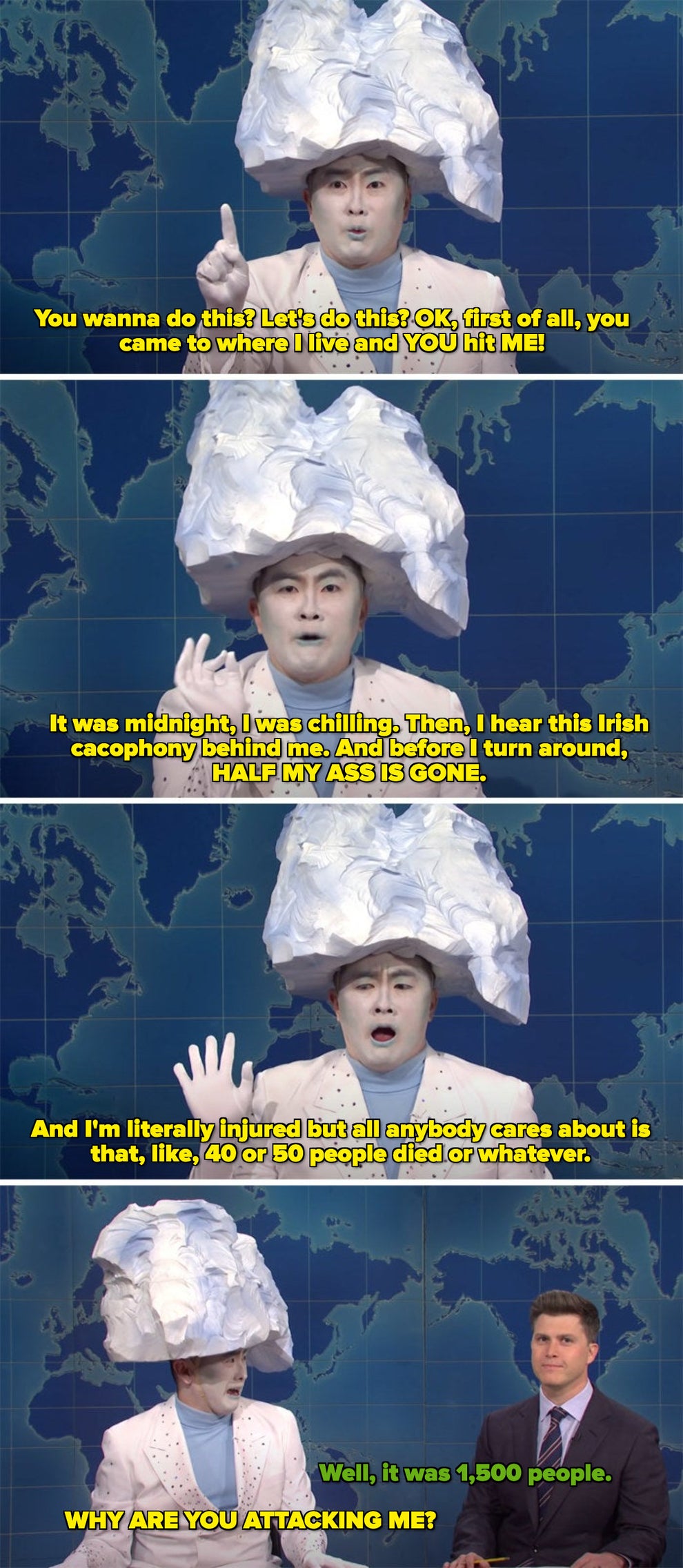 Ego Nwodim's SNL Weekend Update Bit: Bowen Yang's Response To The Backlash Ego Nwodim's SNL Weekend Update Bit: Bowen Yang's Response To The Backlash