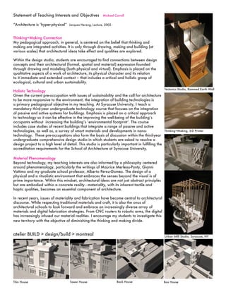 Fine Arts Professorship: Spatial Concepts And Pedagogical Approaches Fine Arts Professorship: Spatial Concepts And Pedagogical Approaches