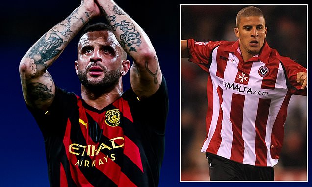 Footballer Kyle Walker's Post-Match Activities In Milan Footballer Kyle Walker's Post-Match Activities In Milan