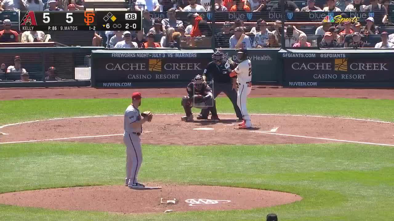 Giants' Hicks Suffers Loss Against Diamondbacks In San Francisco Giants' Hicks Suffers Loss Against Diamondbacks In San Francisco