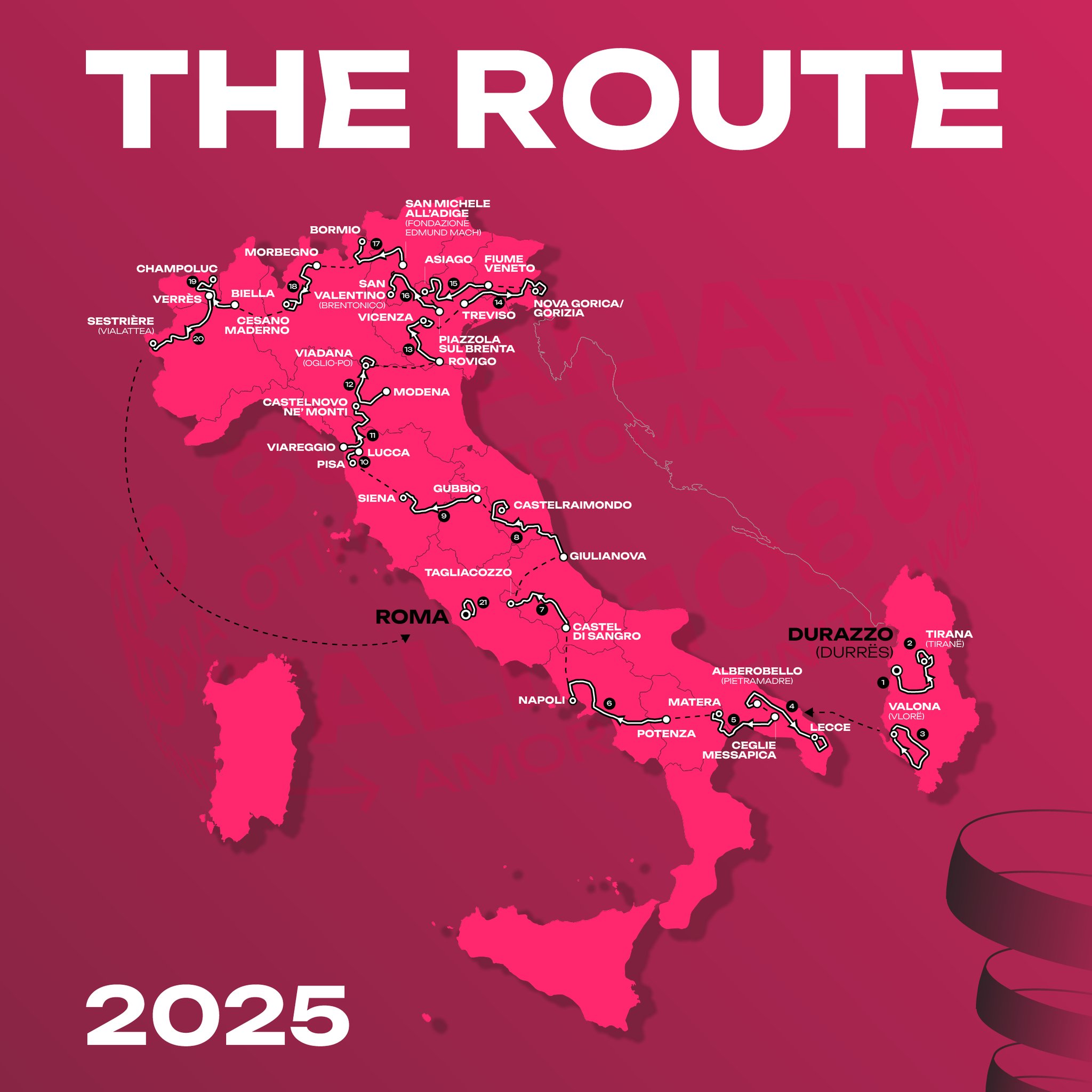 Giro D'Italia 2025 Route: Final Leg Through Vatican City Giro D'Italia 2025 Route: Final Leg Through Vatican City