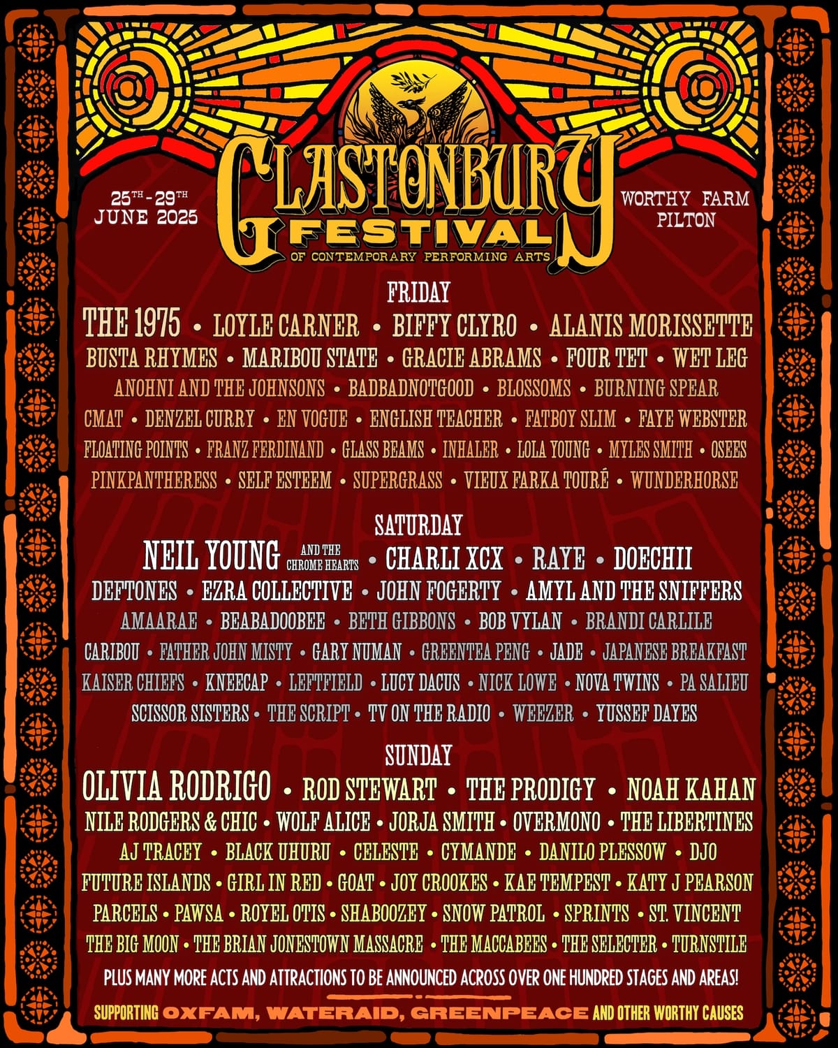 Glastonbury 2025 Lineup: Confirmed Performers And How To Buy Tickets Glastonbury 2025 Lineup: Confirmed Performers And How To Buy Tickets