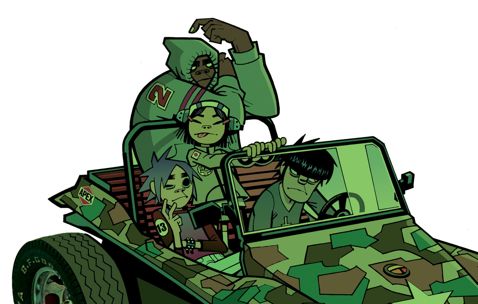 Gorillaz Celebrate 25 Years With London Shows And Art Exhibition Gorillaz Celebrate 25 Years With London Shows And Art Exhibition