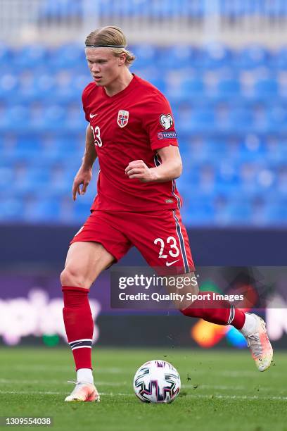 Haaland's Hat-Trick Propels Norway To Dominant World Cup Qualifying Win Haaland's Hat-Trick Propels Norway To Dominant World Cup Qualifying Win