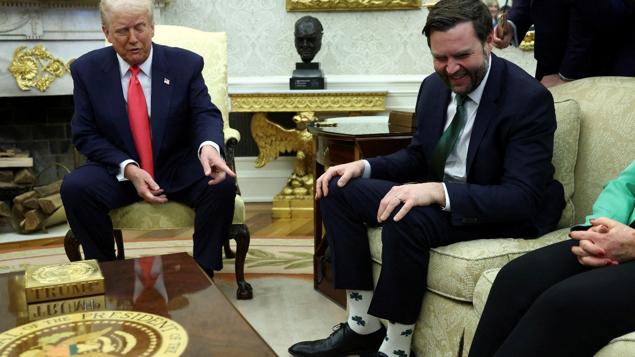 Hilarious WH Moments: Trump, Irish PM, JD Vance, And Those Socks Hilarious WH Moments: Trump, Irish PM, JD Vance, And Those Socks