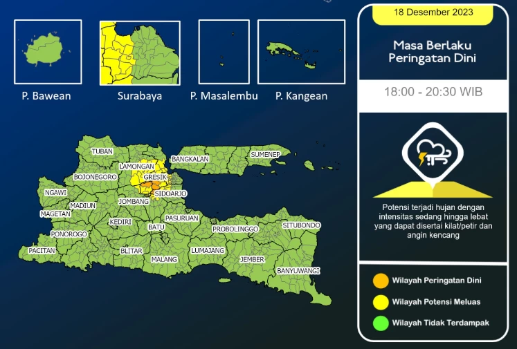 Jawa Barat 23 April: Peringatan Hujan Hingga Sore Di Bandung Jawa Barat 23 April: Peringatan Hujan Hingga Sore Di Bandung