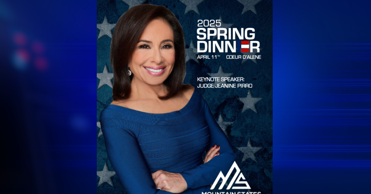 Jeanine Pirro To Speak In North Idaho: A Conservative Perspective Jeanine Pirro To Speak In North Idaho: A Conservative Perspective