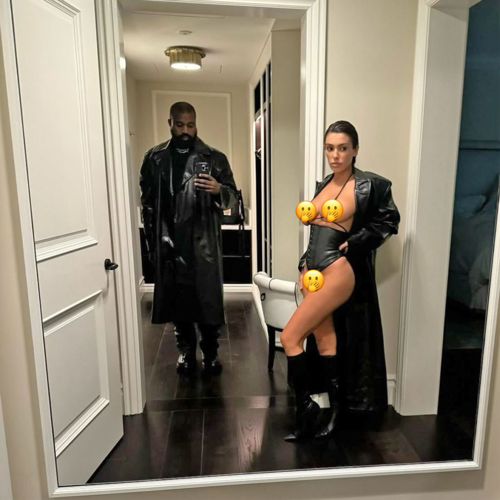 Kanye West's Unclothed Image Of Bianca Censori Sparks Debate Over Film Promotion Kanye West's Unclothed Image Of Bianca Censori Sparks Debate Over Film Promotion