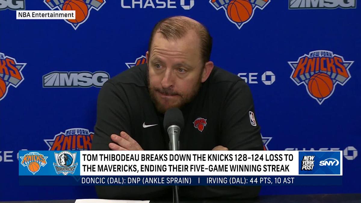 Knicks Coach Thibodeau Seeks Increased Resolve Following 37-Point Loss Knicks Coach Thibodeau Seeks Increased Resolve Following 37-Point Loss