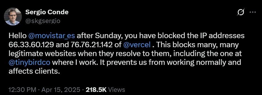 LaLiga's Piracy Block: Vercel Calls Out Unaccountable Internet Censorship LaLiga's Piracy Block: Vercel Calls Out Unaccountable Internet Censorship