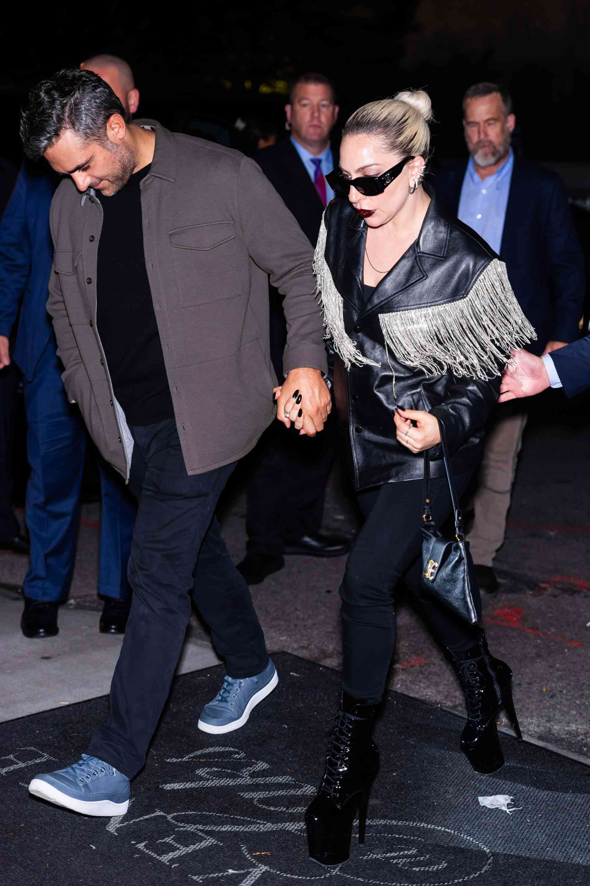 Lady Gaga And Michael Polansky: Hand-in-Hand At SNL Afterparty Lady Gaga And Michael Polansky: Hand-in-Hand At SNL Afterparty