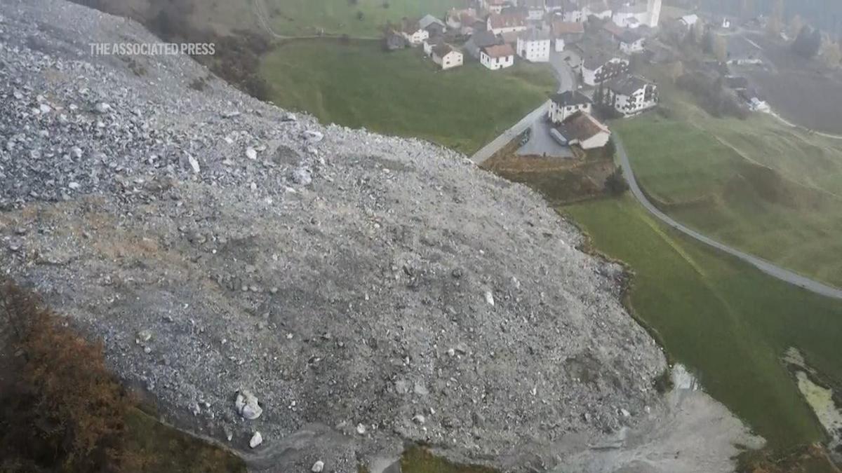 Landslide Risk Prompts Urgent Livestock Evacuation In Swiss Alpine Village Landslide Risk Prompts Urgent Livestock Evacuation In Swiss Alpine Village
