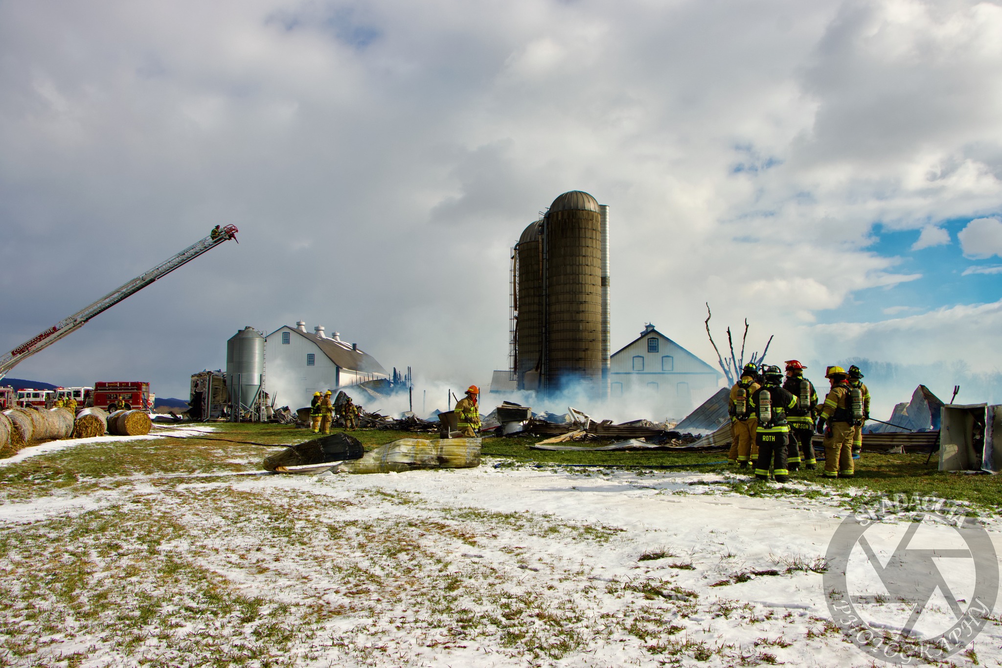 Large-Scale Chicken Barn Fire In Franklin County, PA Large-Scale Chicken Barn Fire In Franklin County, PA