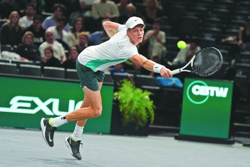 Late-Match Jitters Can't Stop Sinner In Paris Late-Match Jitters Can't Stop Sinner In Paris