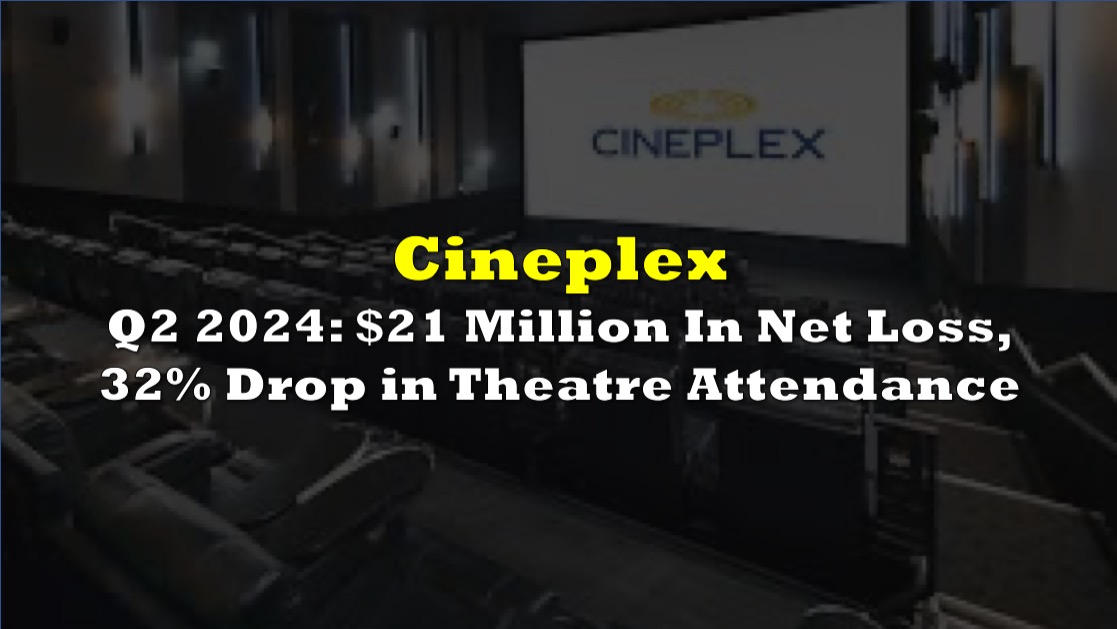 Lower Theatre Attendance Leads To Cineplex Q1 Loss Lower Theatre Attendance Leads To Cineplex Q1 Loss