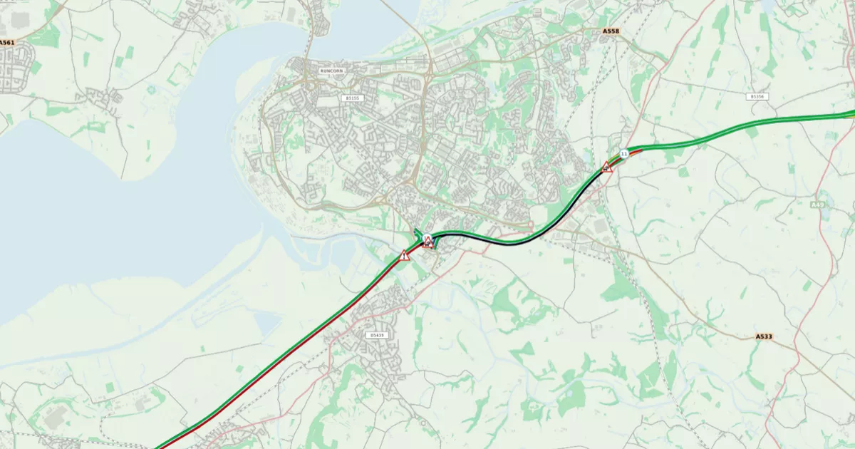 M56 Motorway Accident: LIVE Traffic News And Route Updates M56 Motorway Accident: LIVE Traffic News And Route Updates