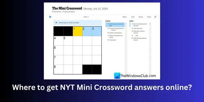 March 8 NYT Mini Crossword Solutions March 8 NYT Mini Crossword Solutions