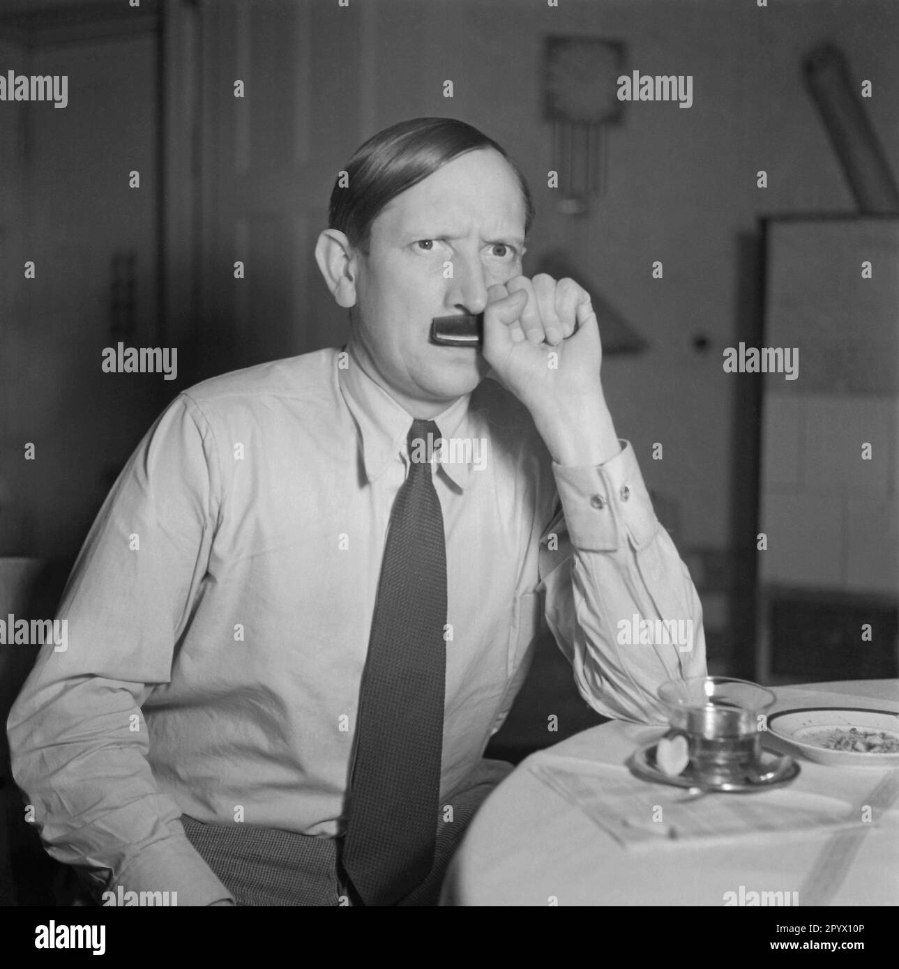 Marjolein Faber's Response To Defamatory Hitler Mustache Image At Protest Marjolein Faber's Response To Defamatory Hitler Mustache Image At Protest