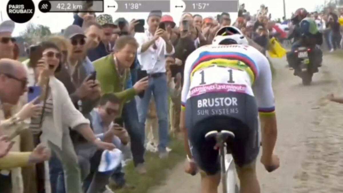 Mathieu Van Der Poel Incident: Paris-Roubaix Spectator Confesses To Bottle Throwing Mathieu Van Der Poel Incident: Paris-Roubaix Spectator Confesses To Bottle Throwing