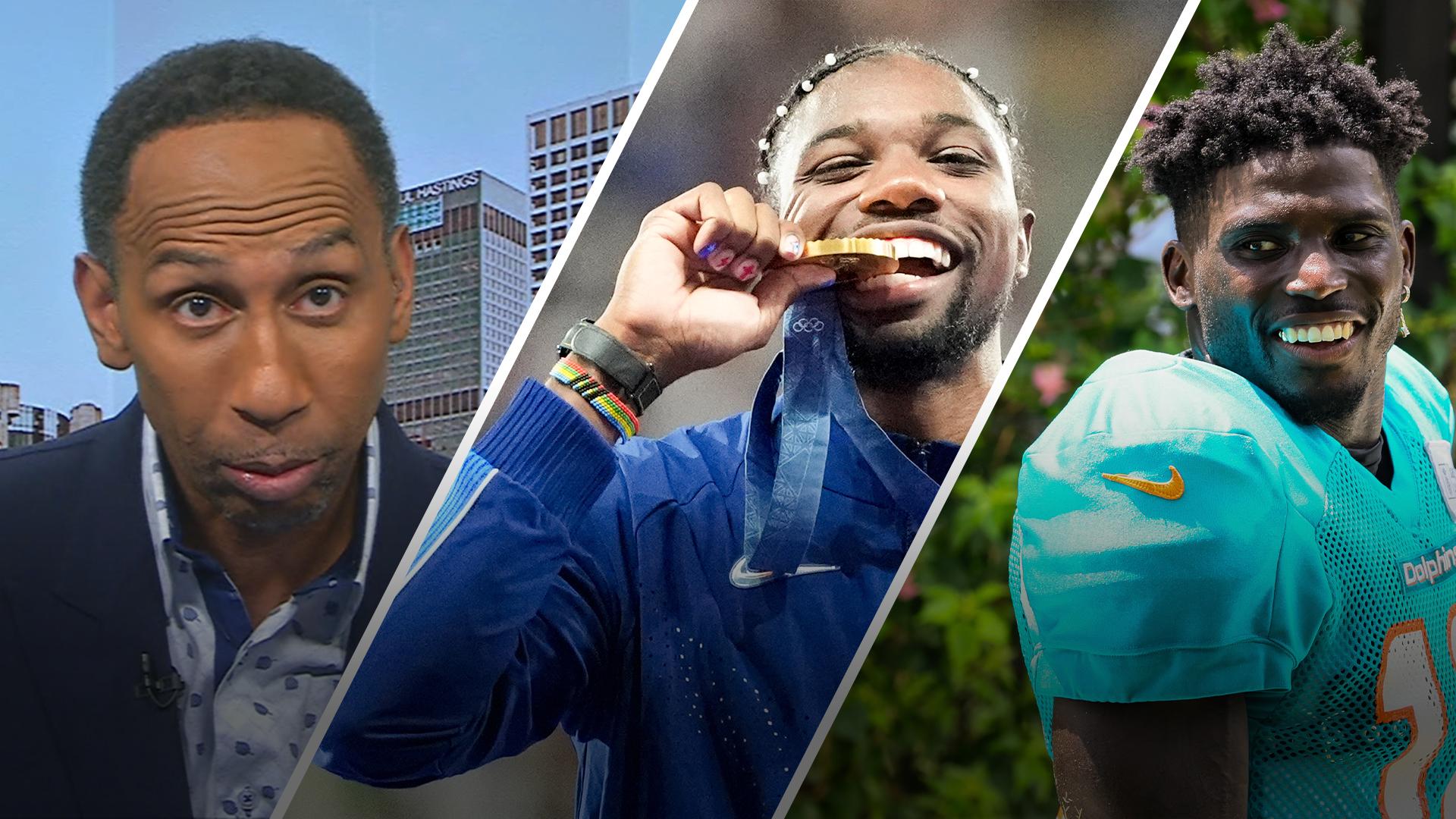 Michael Johnson Weighs In: Tyreek Hill Vs. Noah Lyles – A Track Showdown? Michael Johnson Weighs In: Tyreek Hill Vs. Noah Lyles – A Track Showdown?