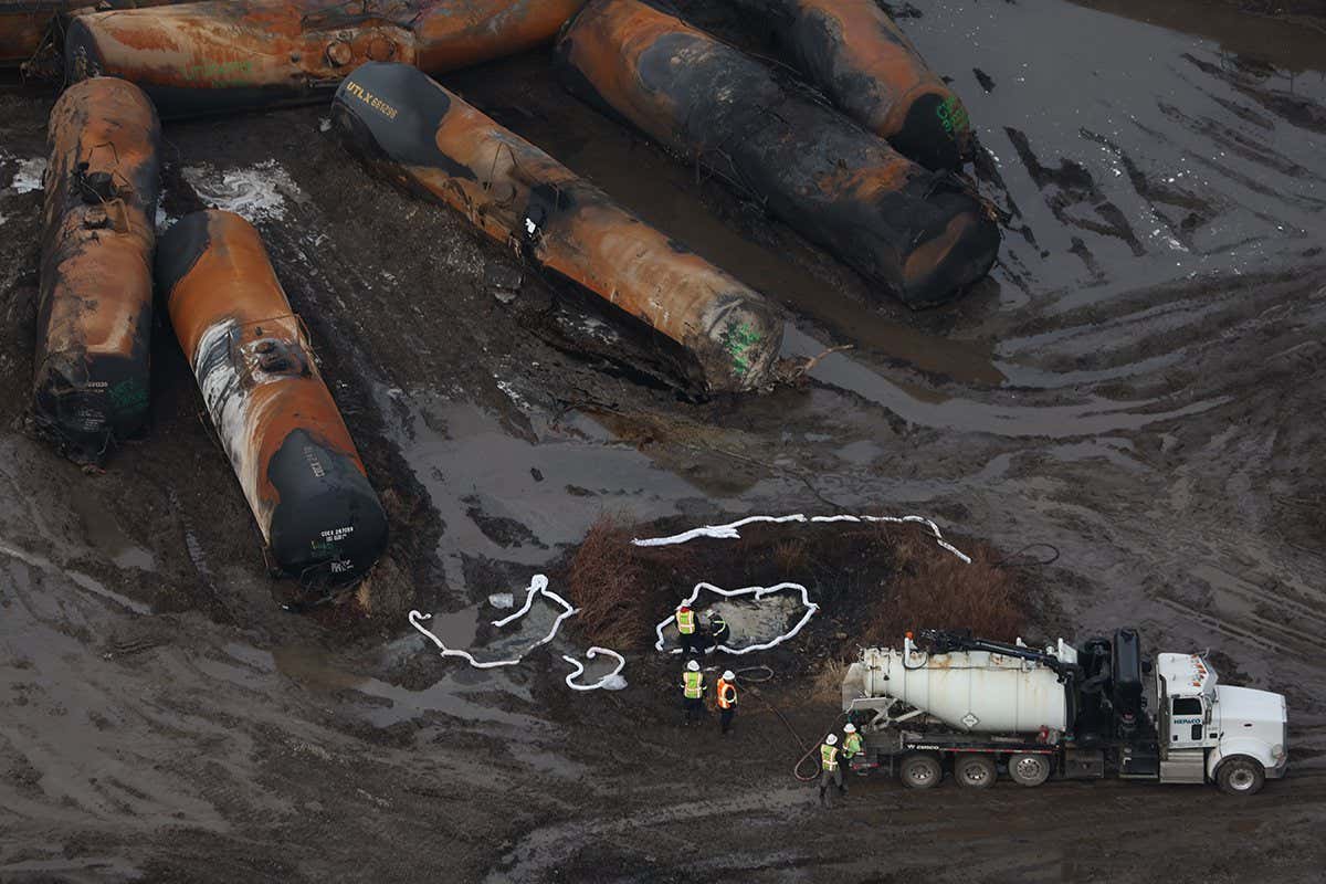 Months After Ohio Train Derailment, Toxic Chemical Presence Persists In Buildings Months After Ohio Train Derailment, Toxic Chemical Presence Persists In Buildings