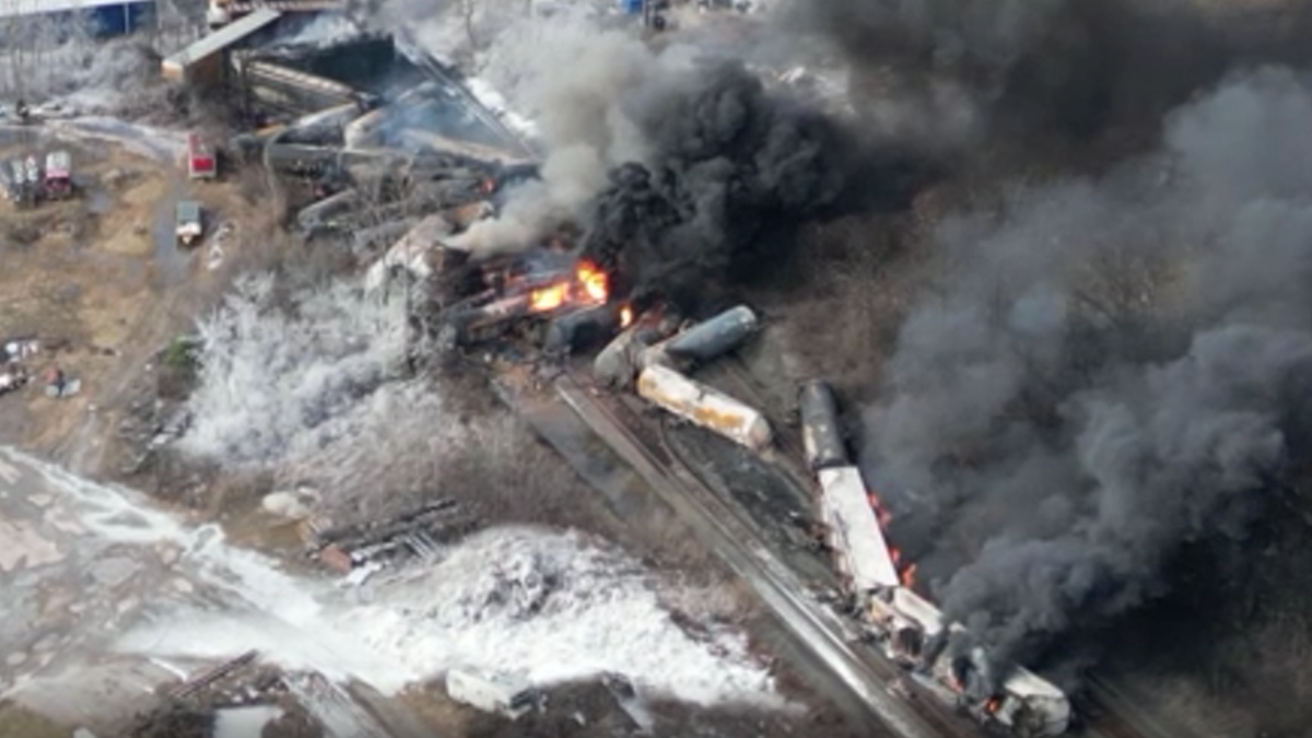 Months Of Toxic Chemical Contamination In Buildings Following Ohio Train Derailment Months Of Toxic Chemical Contamination In Buildings Following Ohio Train Derailment