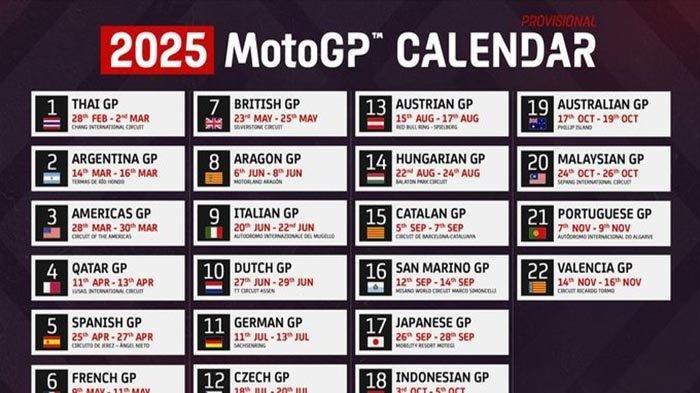 MotoGP Argentina 2025 Di Trans7: Jadwal Tayang Lengkap