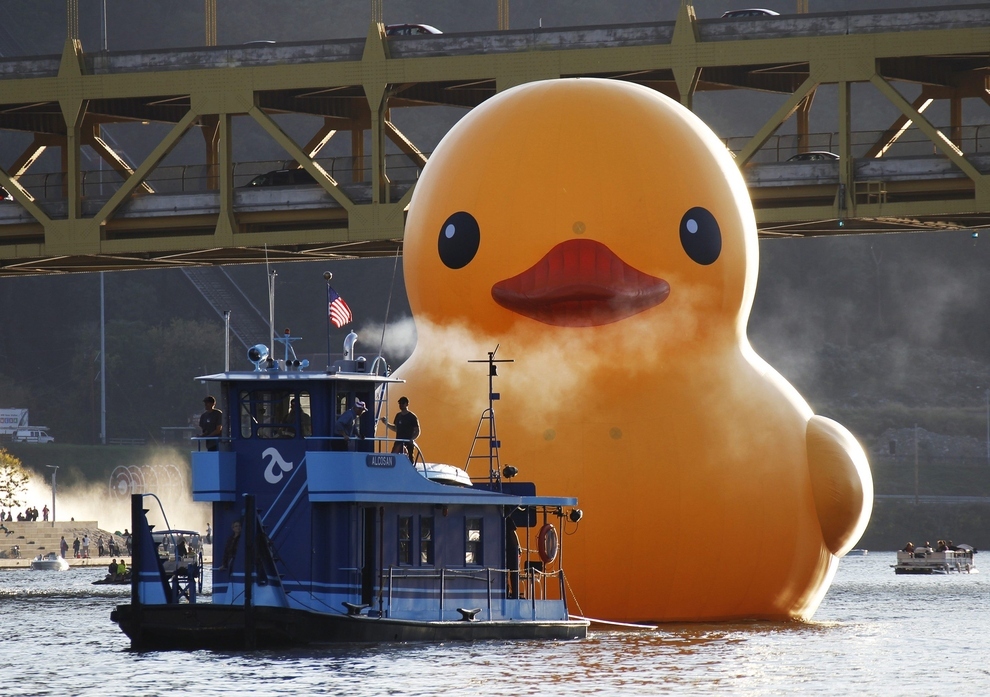 Myrtle Beach Welcomes World's Biggest Rubber Duck Myrtle Beach Welcomes World's Biggest Rubber Duck
