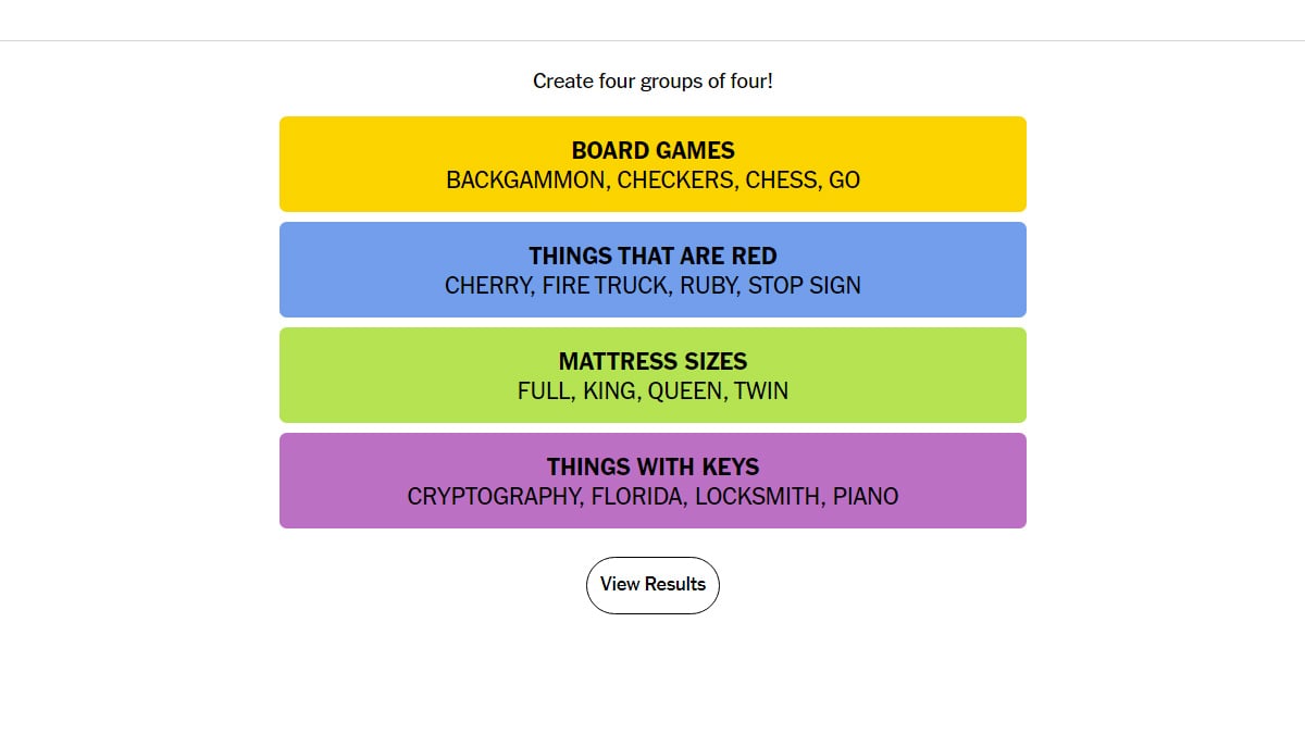 NYT Connections Game Answers: February 27, 2024 (#627) NYT Connections Game Answers: February 27, 2024 (#627)